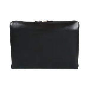 Belgrave Leather A4 Document Case - Black