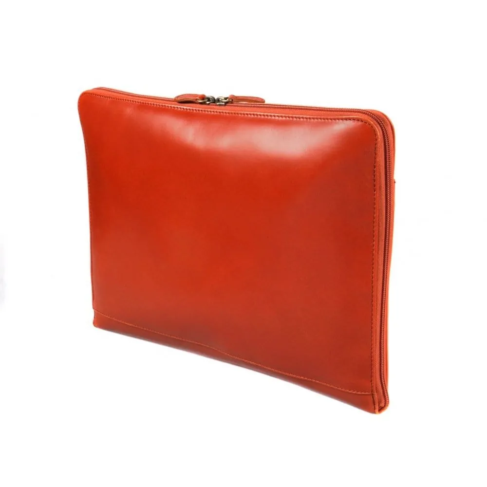 Belgrave Leather A4 Document Case - Light Tan
