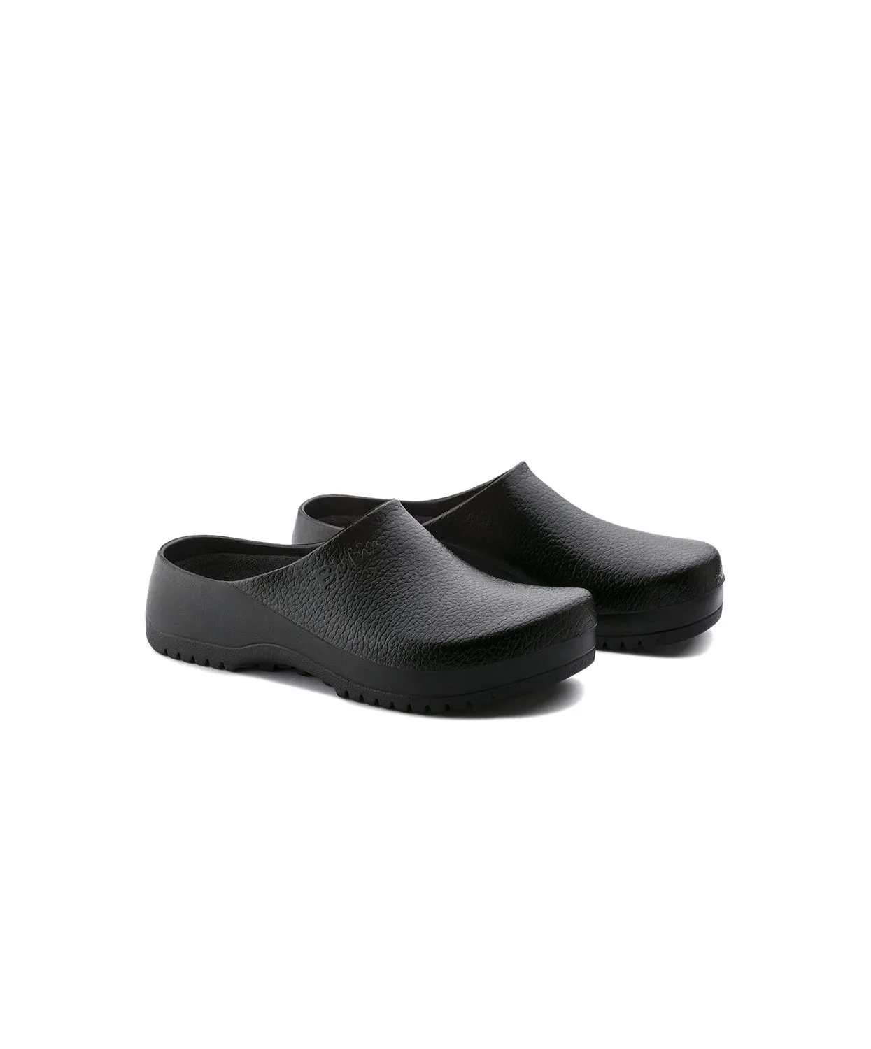 Birkenstock Super Birki PU Black Clogs