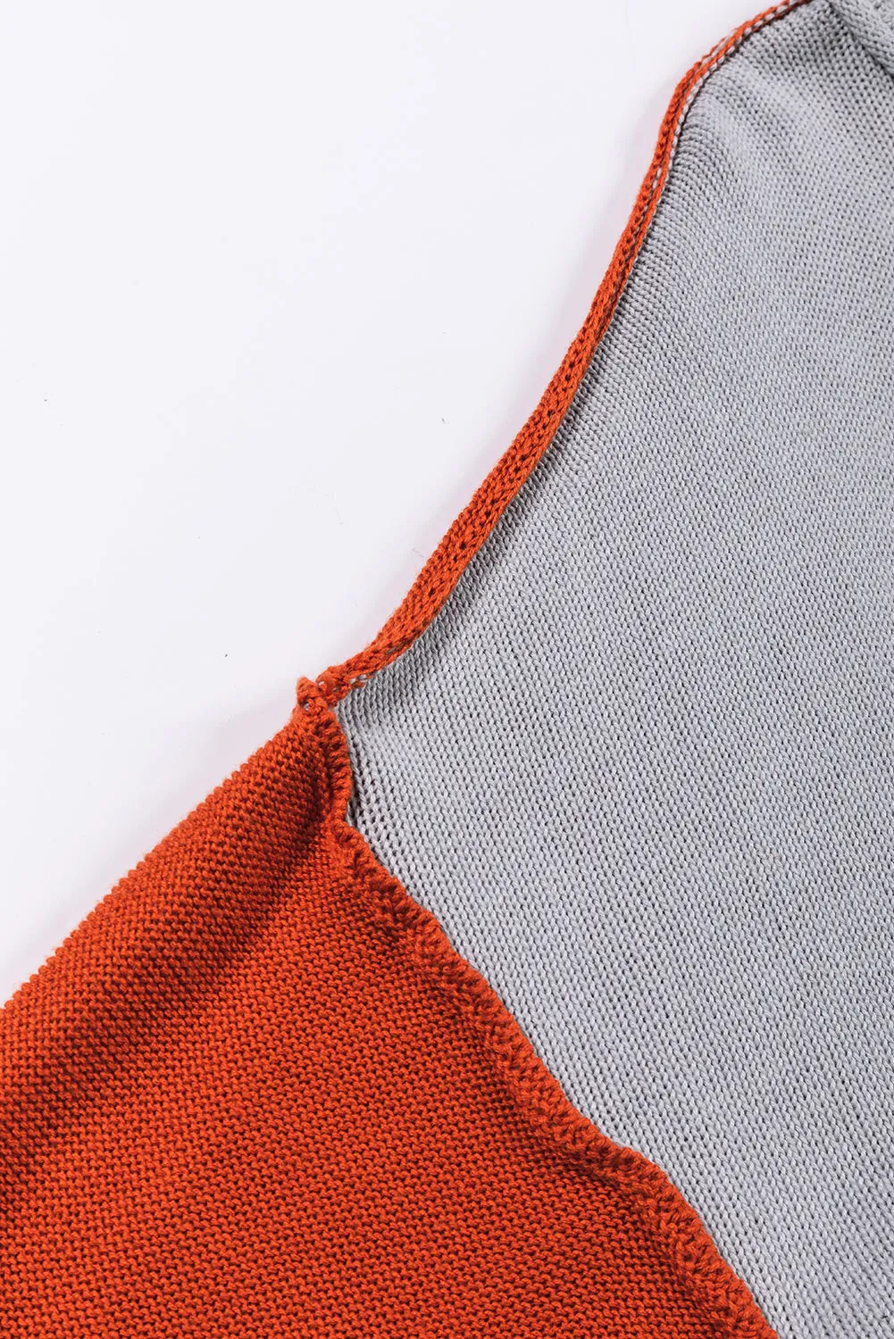 Bishop Sleeve Ribbed Trim Sweater