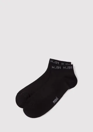 Black Ankle Socks