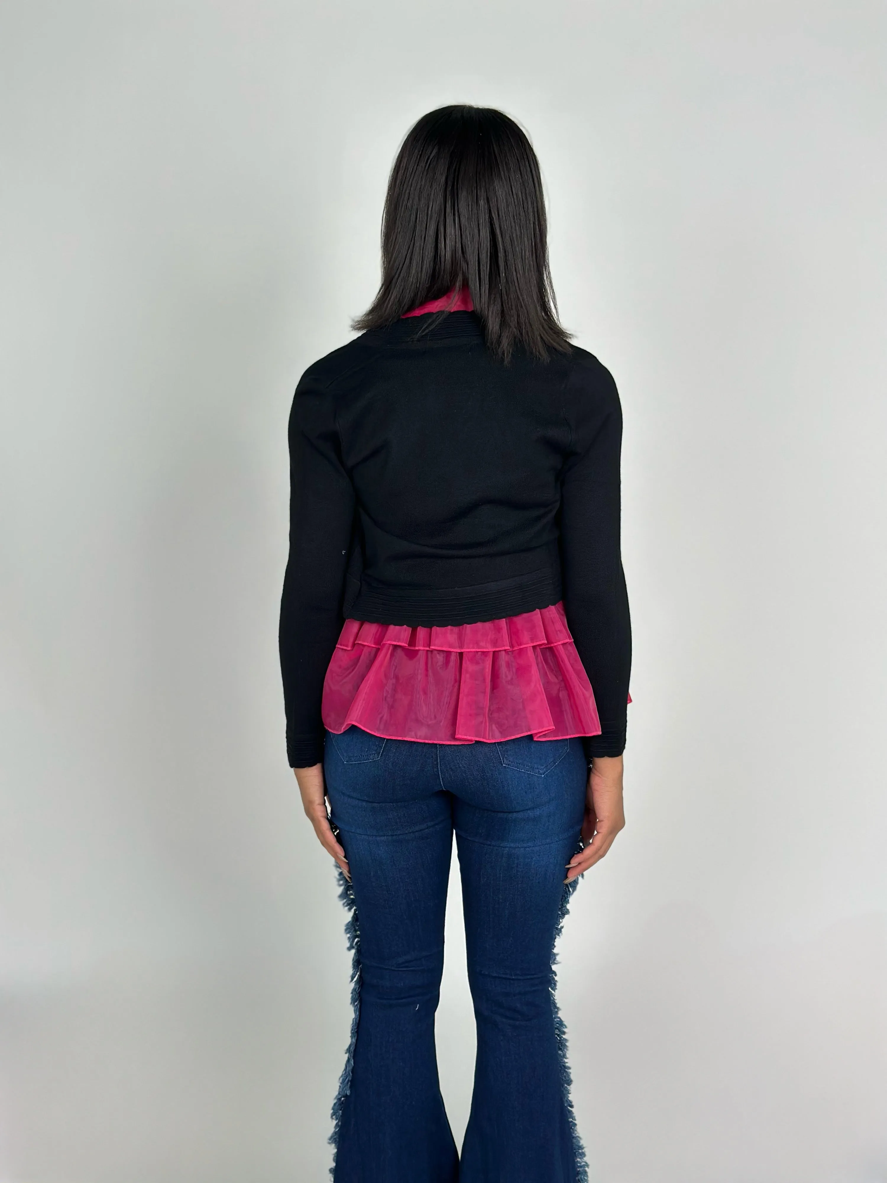 Black Bolero Cardigan