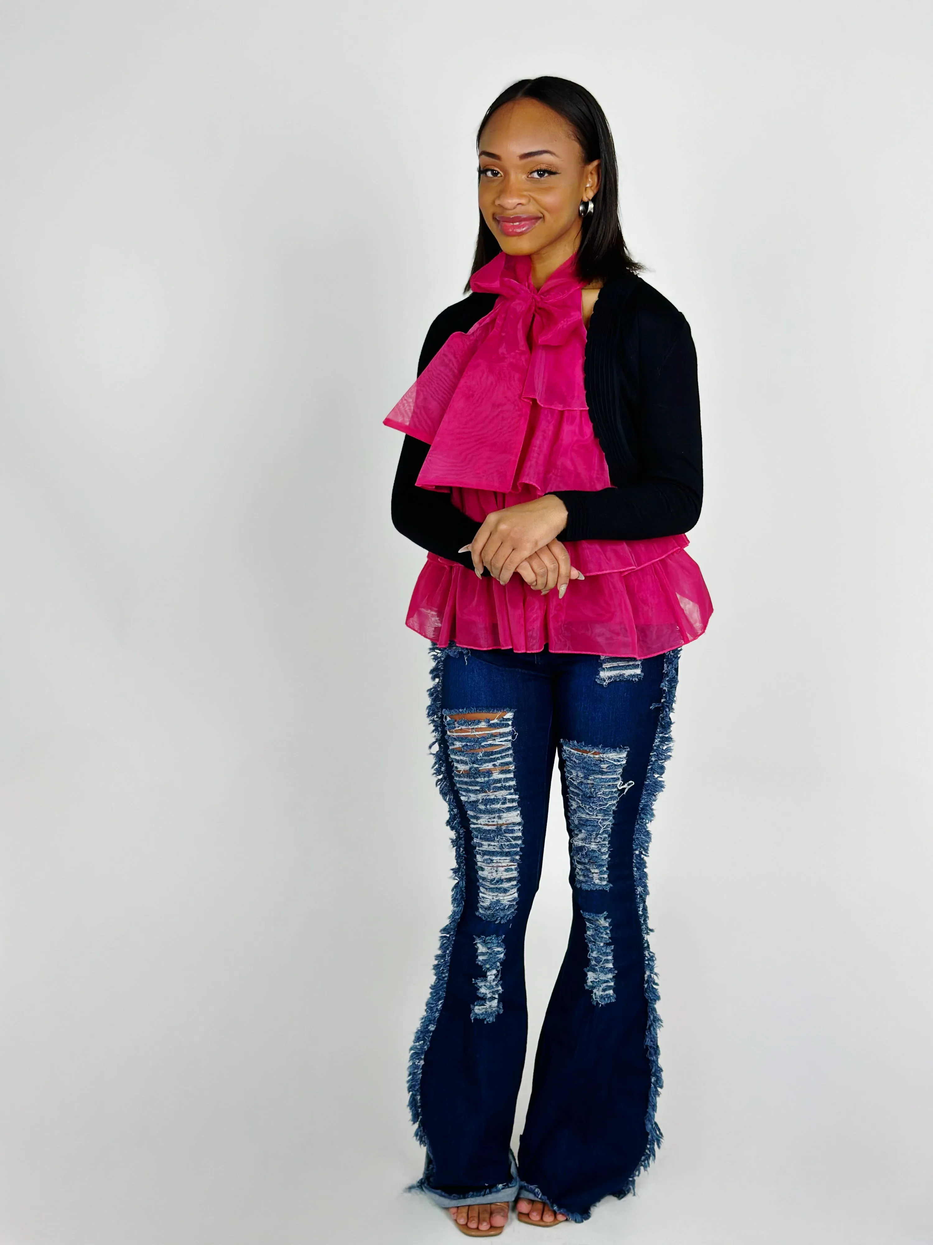 Black Bolero Cardigan