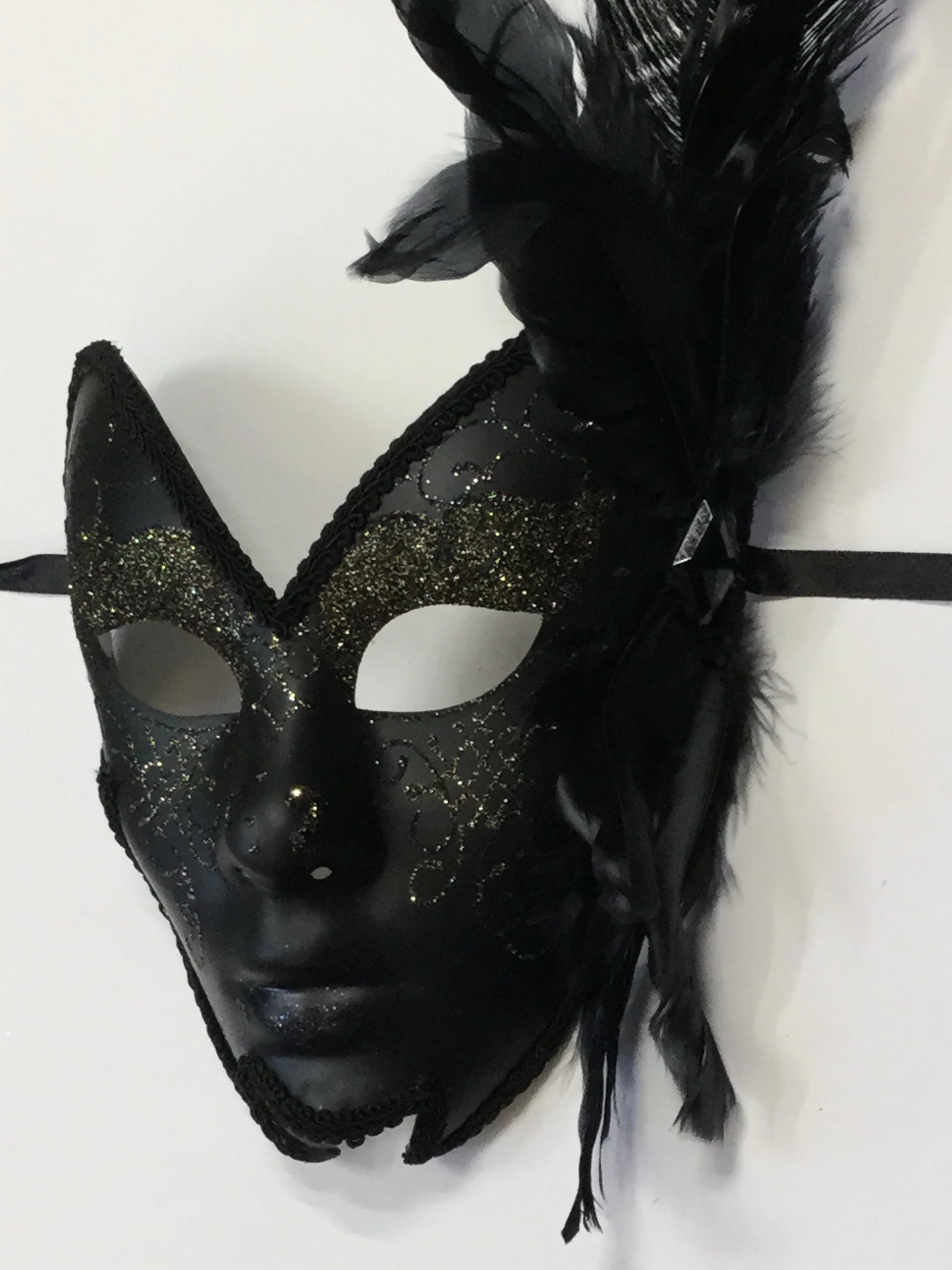 Black Mardi Gras Mask