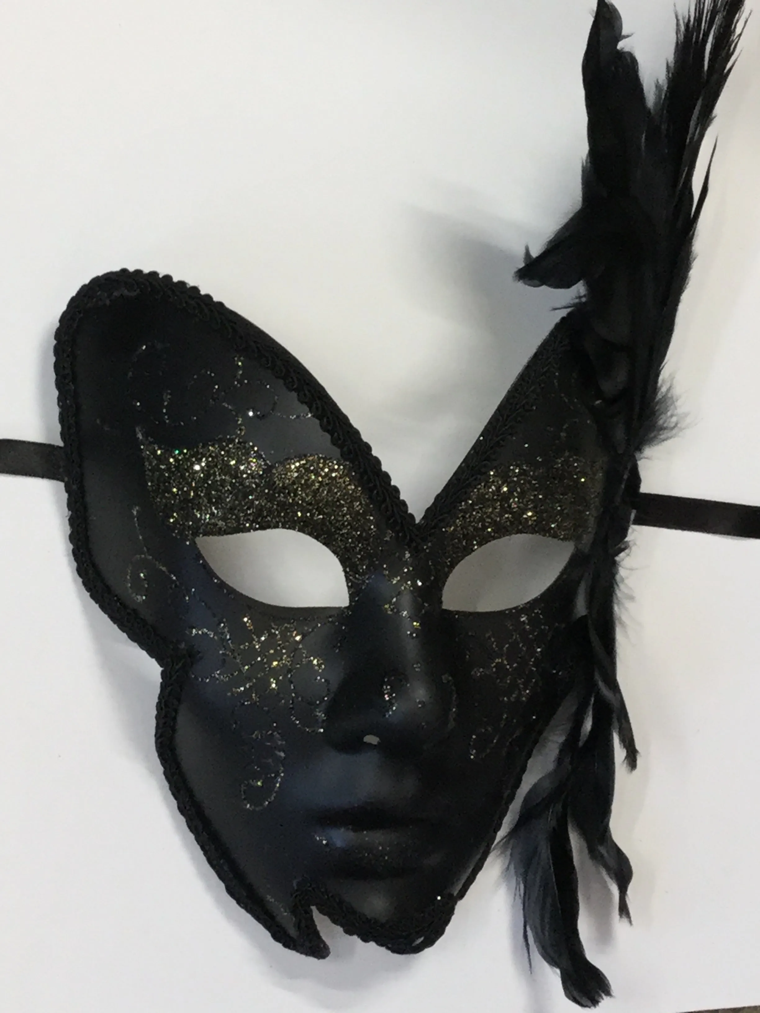 Black Mardi Gras Mask