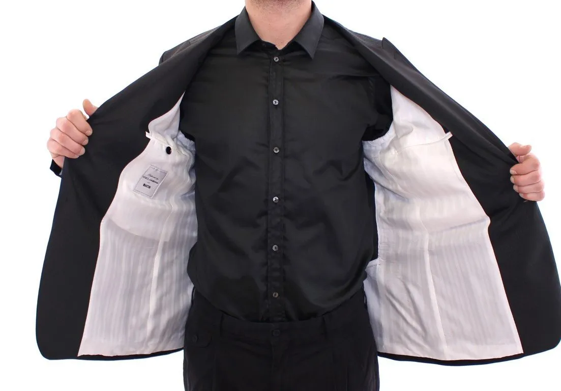 Black MARTINI one button blazer
