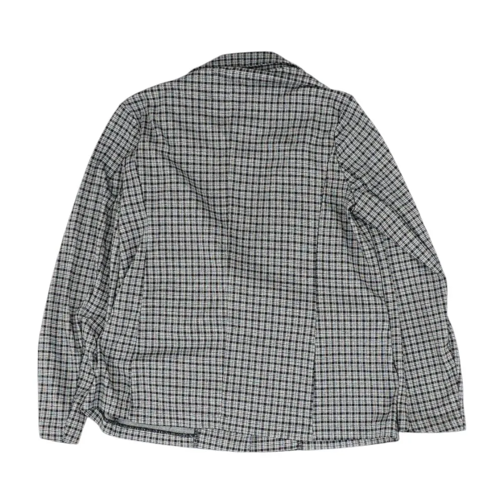 Black Plaid Blazer