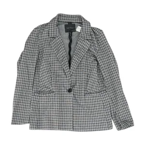 Black Plaid Blazer