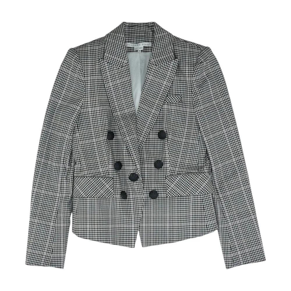 Black Plaid Blazer