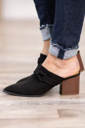 Black Point Toe Mules