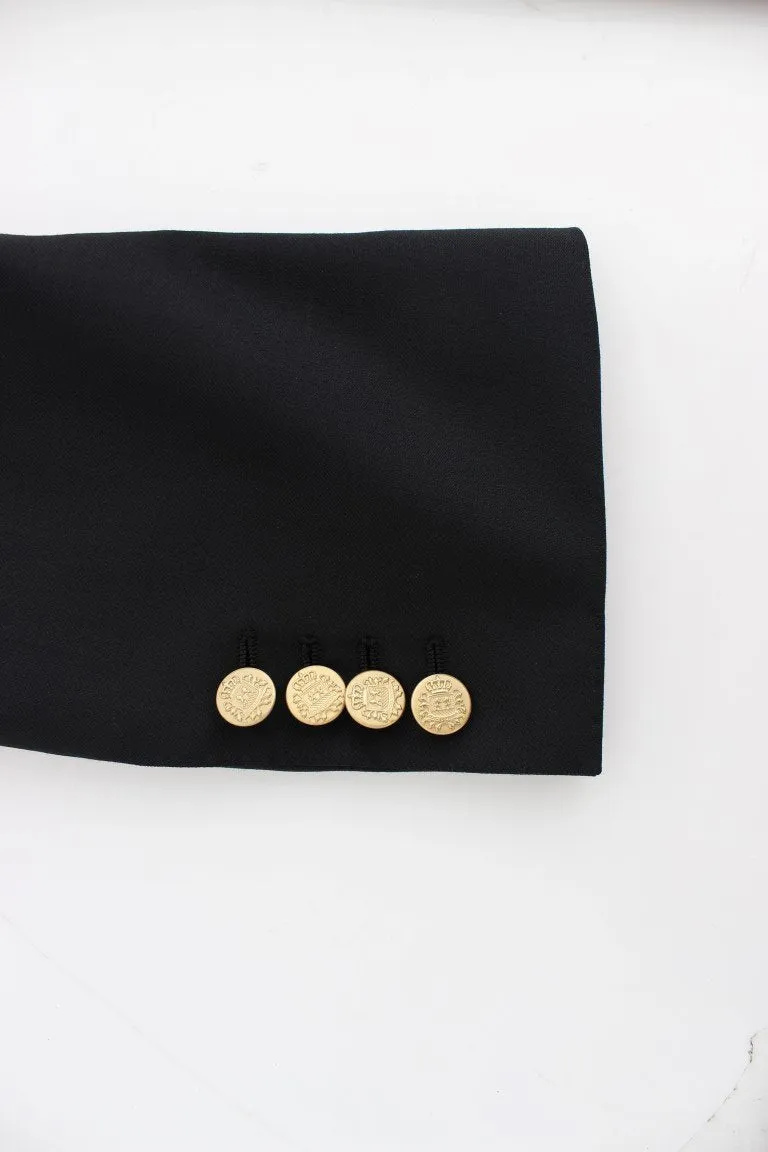 Black wool MARTINI slim fit blazer