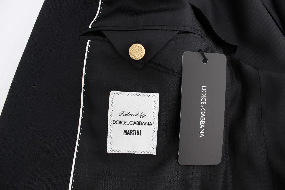 Black wool MARTINI slim fit blazer