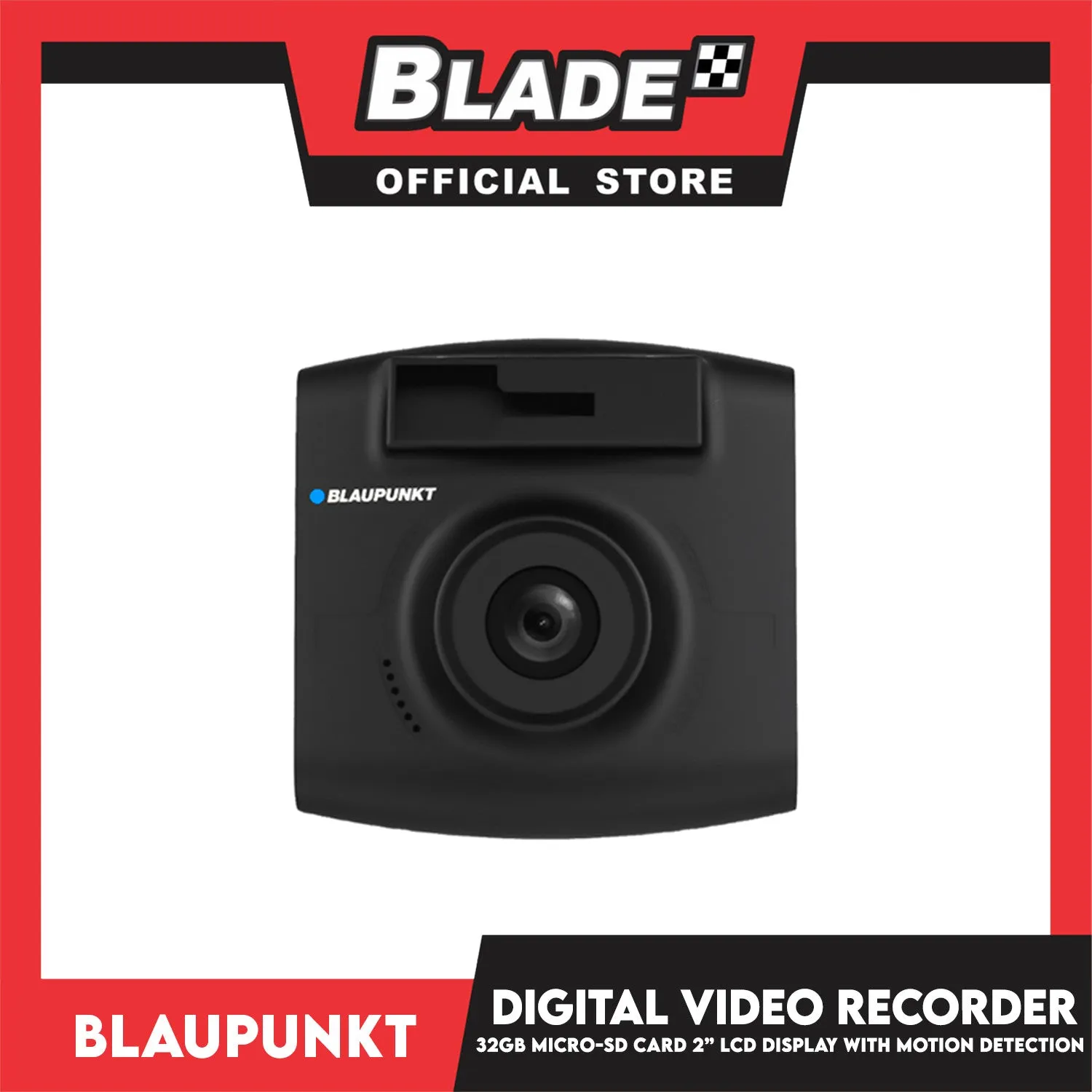 Blaupunkt Digital Video Recorder BP2.1 FHD 2'' LCD Display with Free 32gb Micro-SD Card