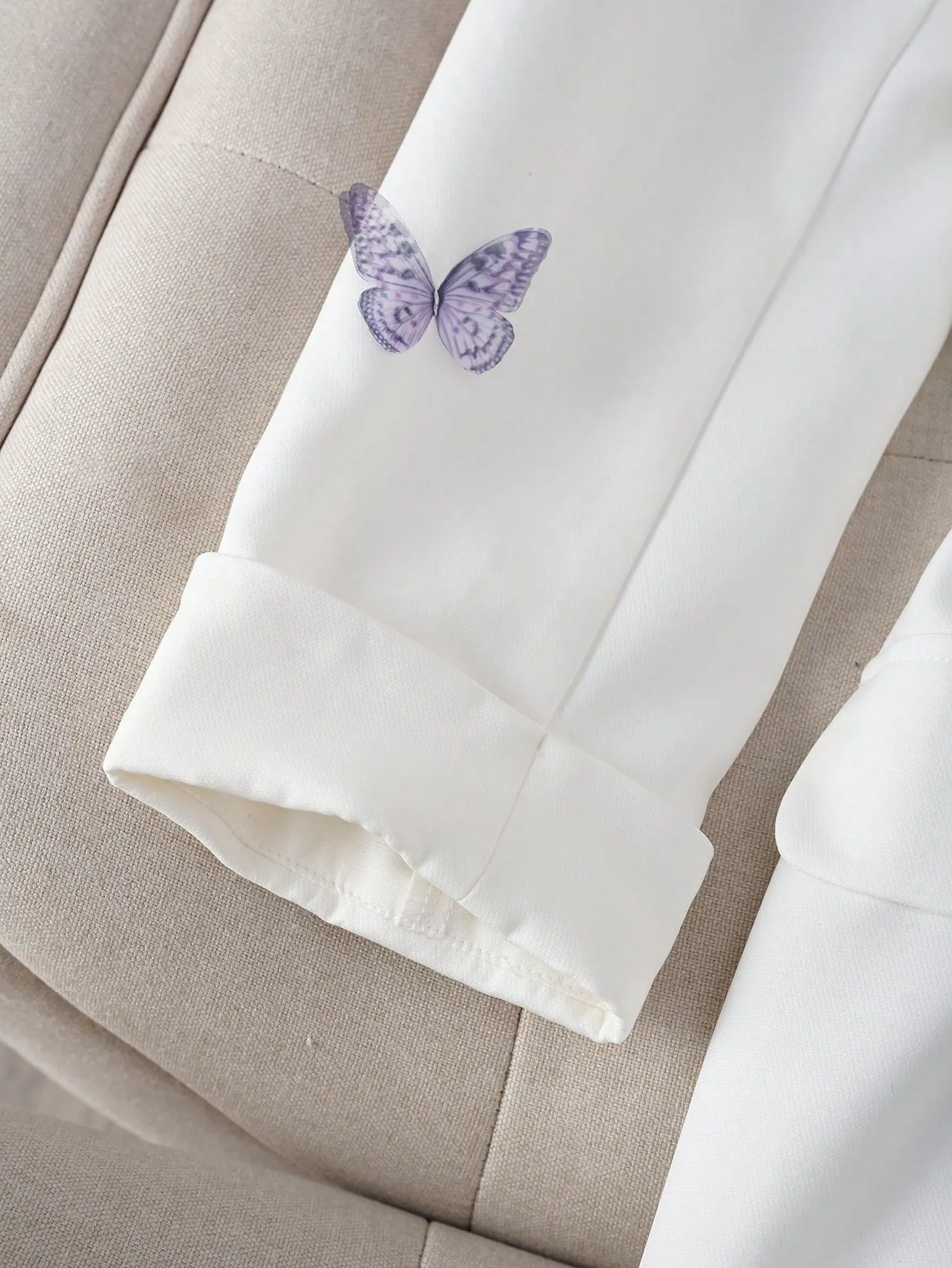 Blazer de mariposa Cherry Vibes para mujer en