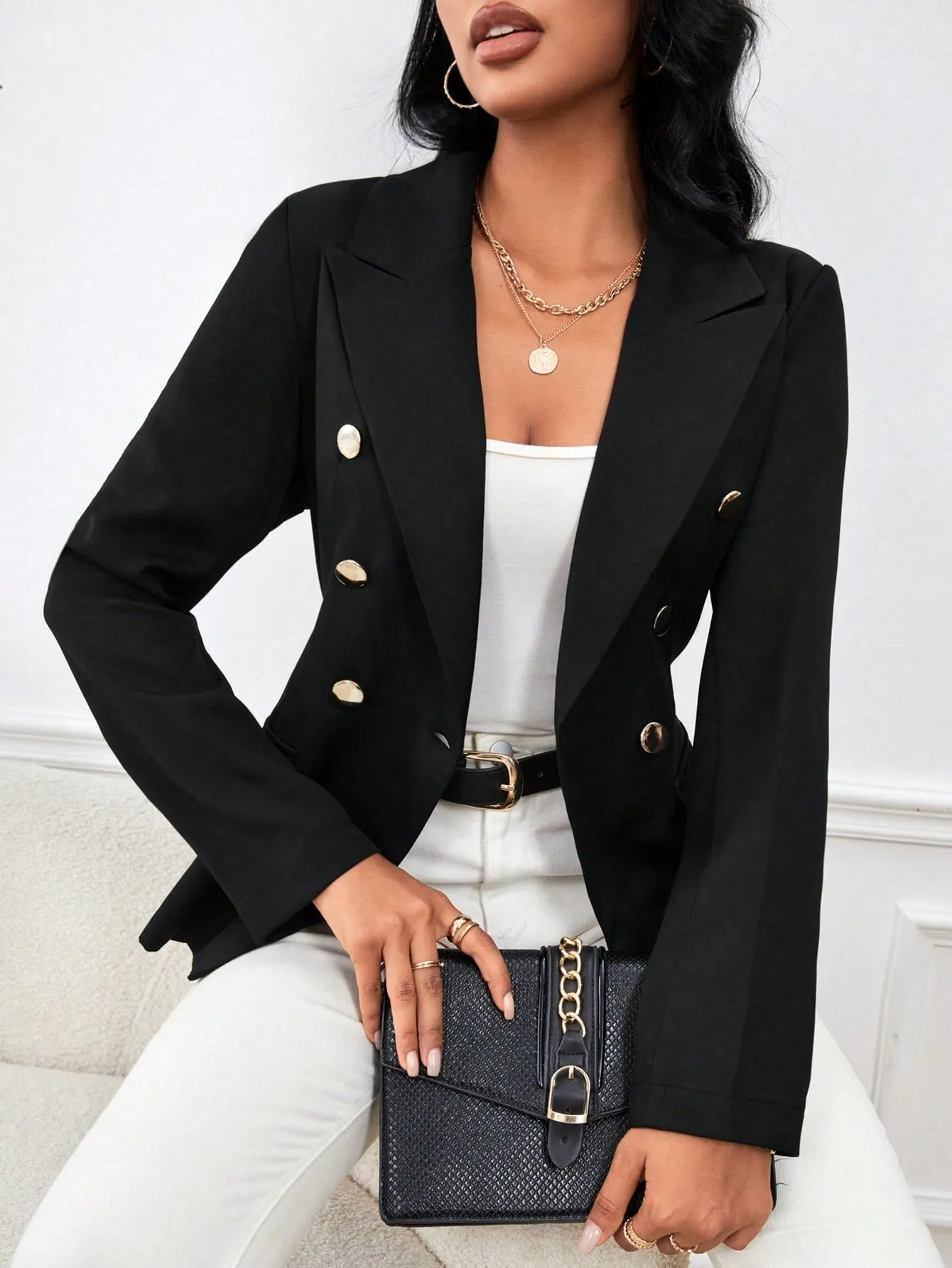 Blazer Raffinéa de Doble Botonadura