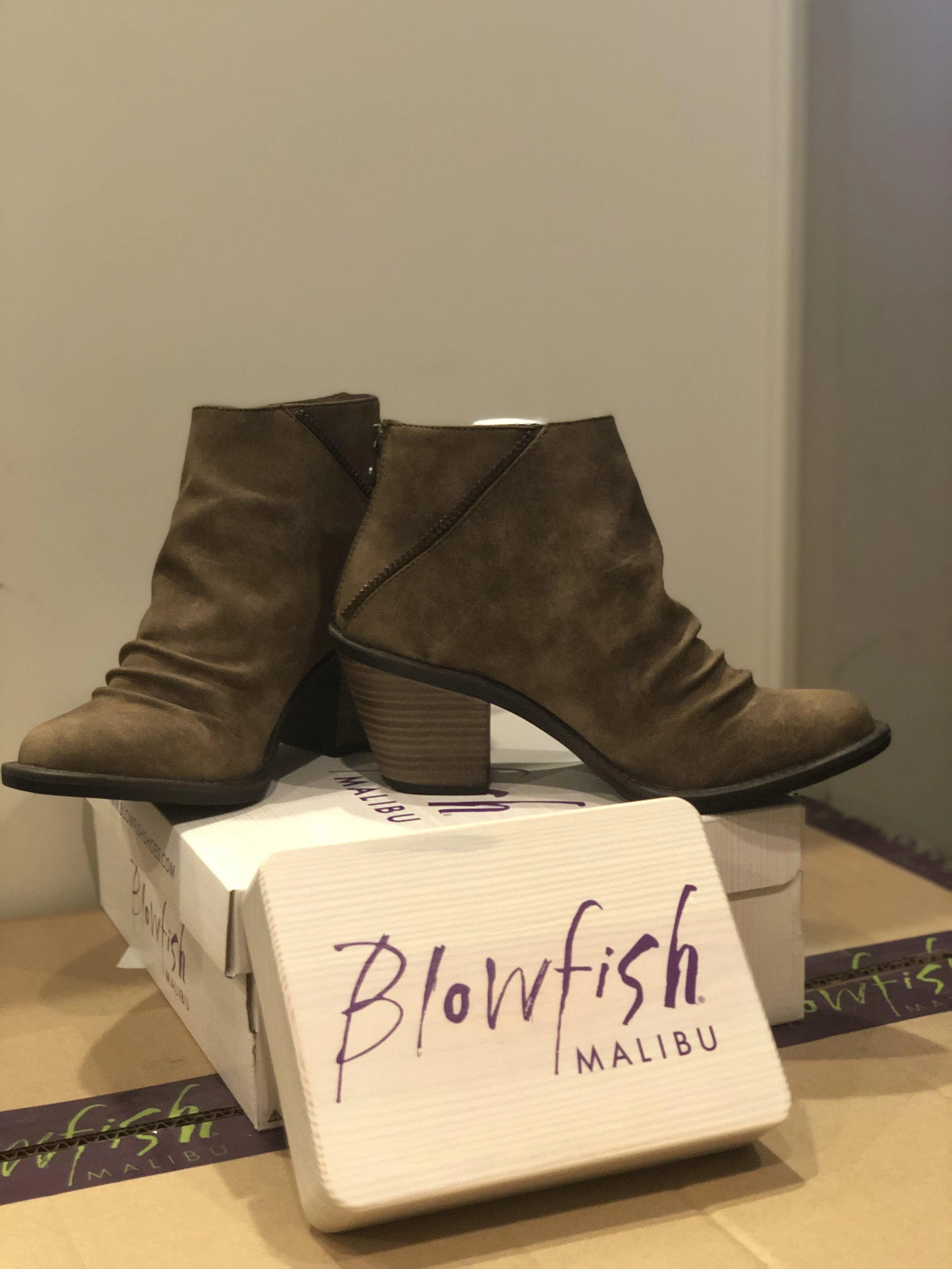 Blowfish Liberty Boot-Taupe
