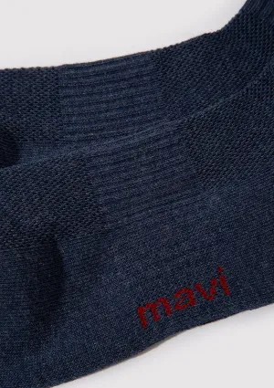 Blue Ankle Socks