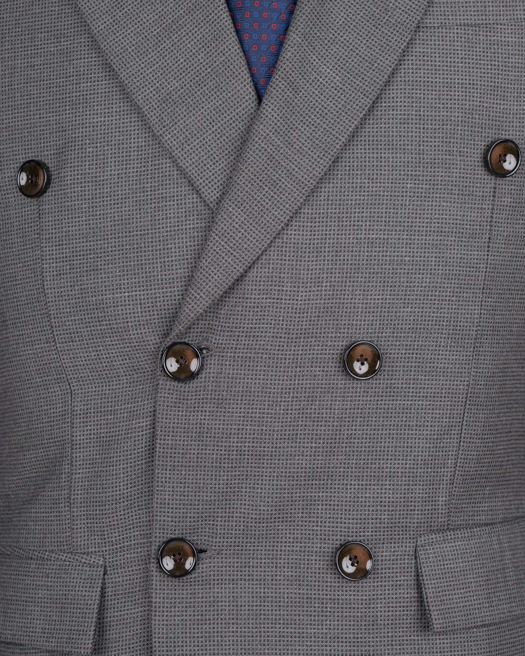 Boulder Grey Double Breasted Woolrich Blazer