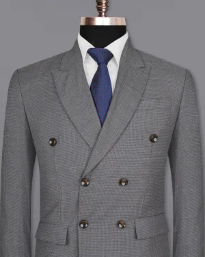 Boulder Grey Double Breasted Woolrich Blazer