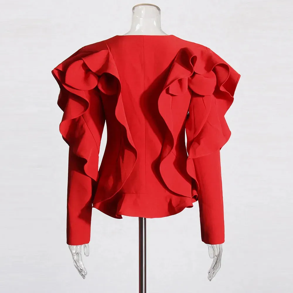 Bowknot Tunic Blazers