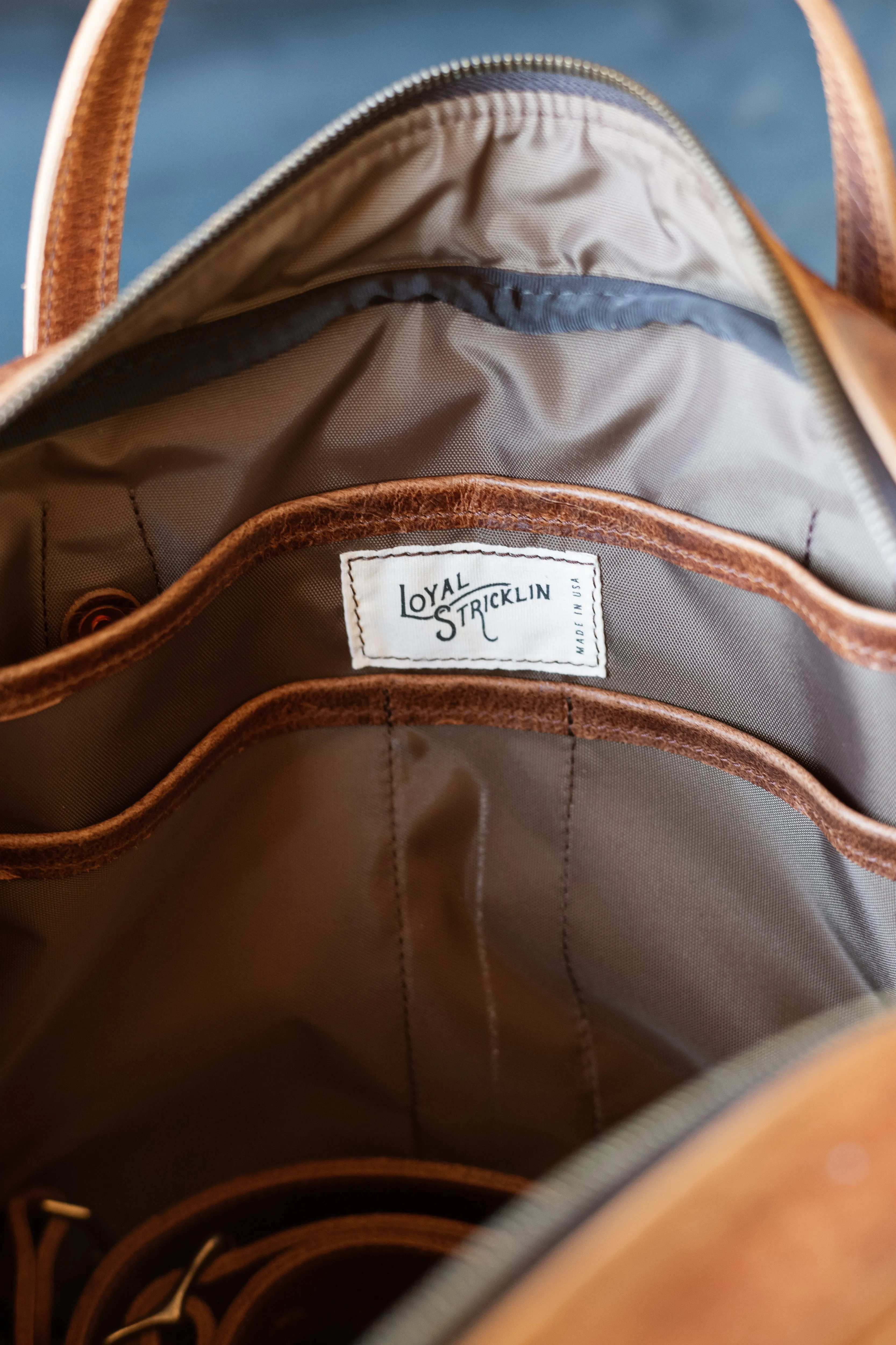 Briefcase - CF Stead Waxed Flesh