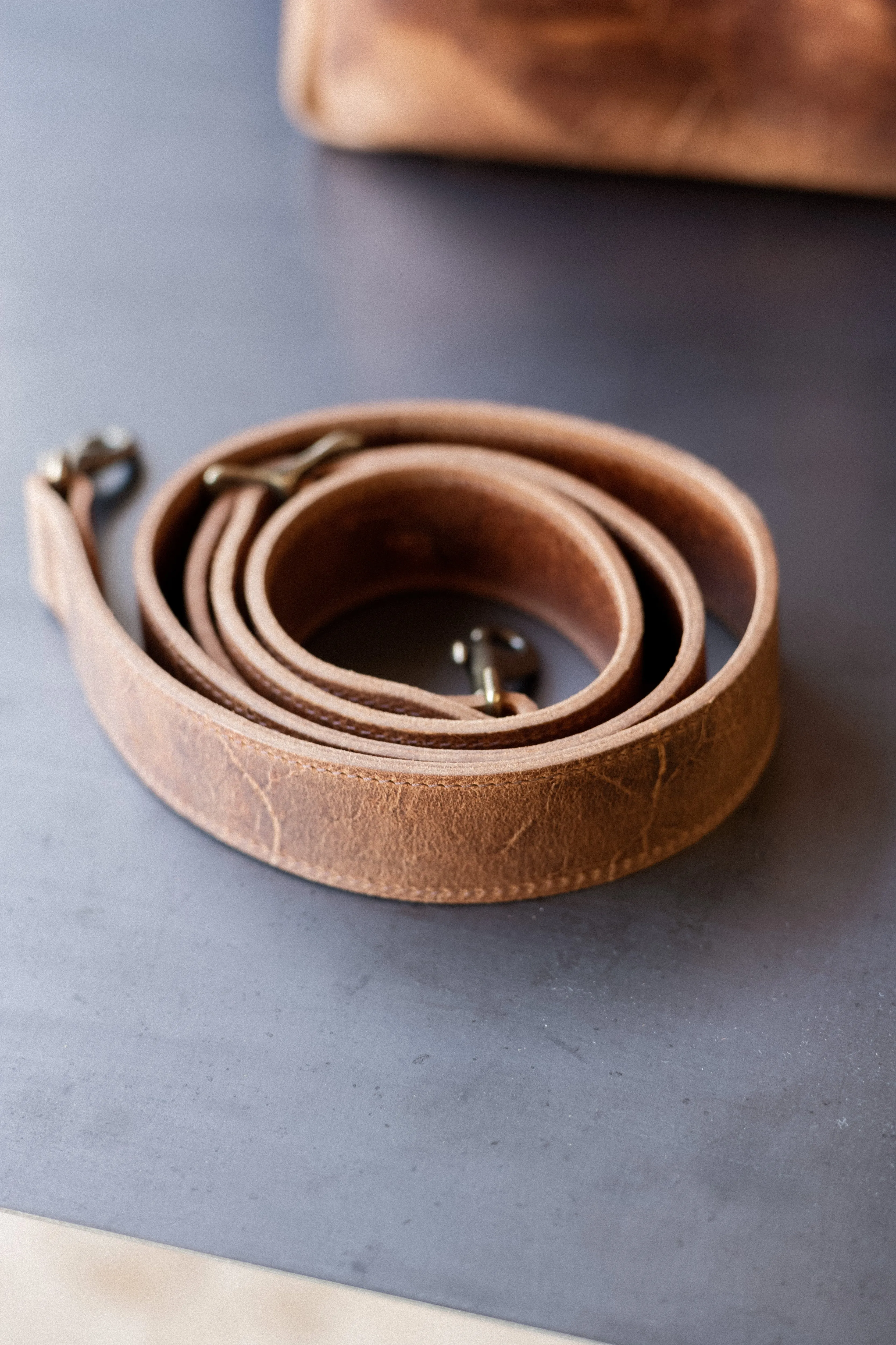 Briefcase - CF Stead Waxed Flesh