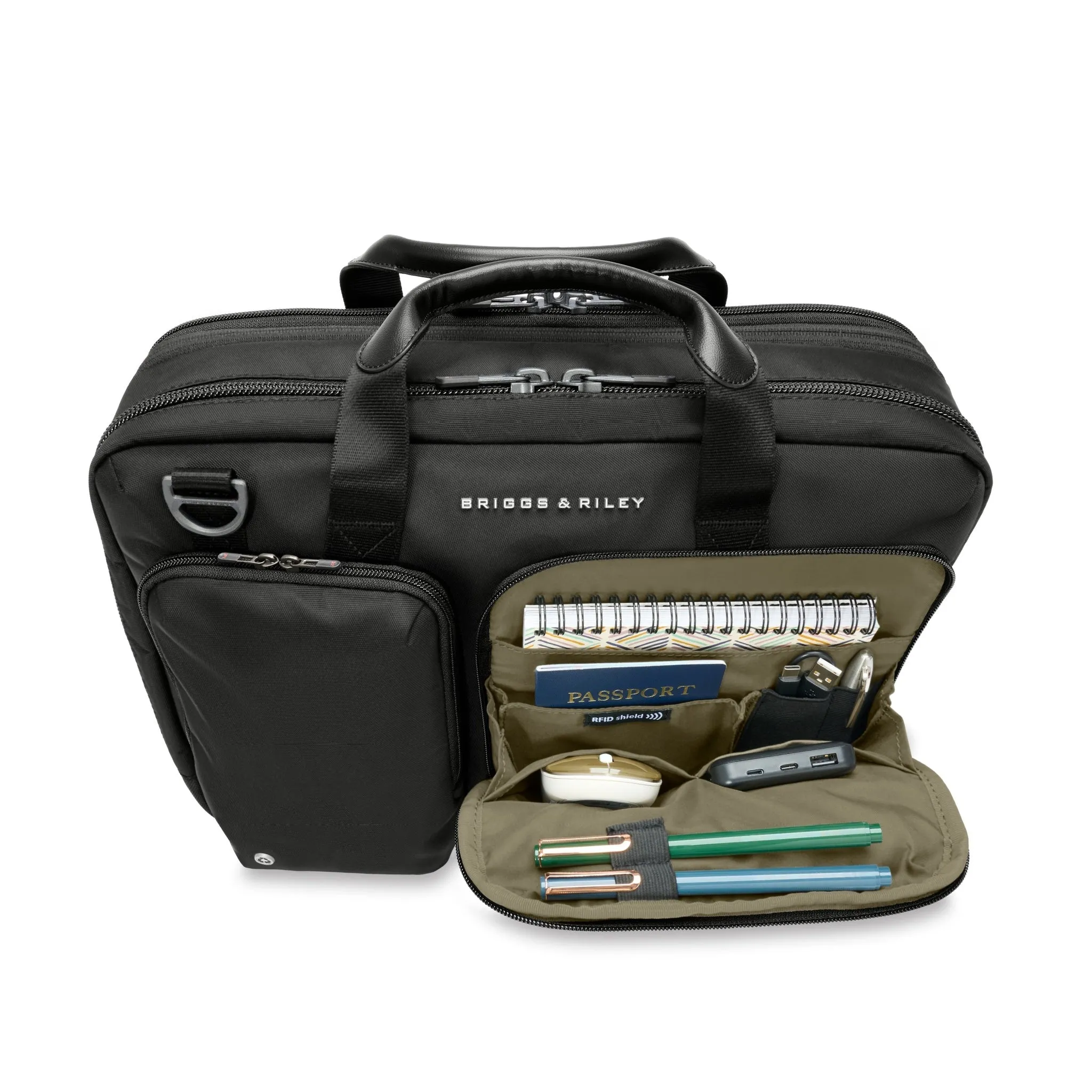 Briggs & Riley Recycled Day Bags Slim Expandable Brief