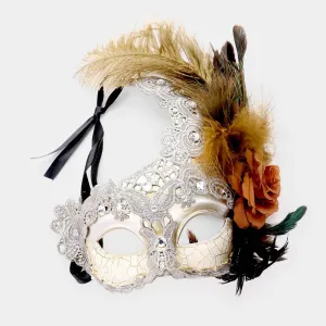 Brocade Mardi Gras Mask