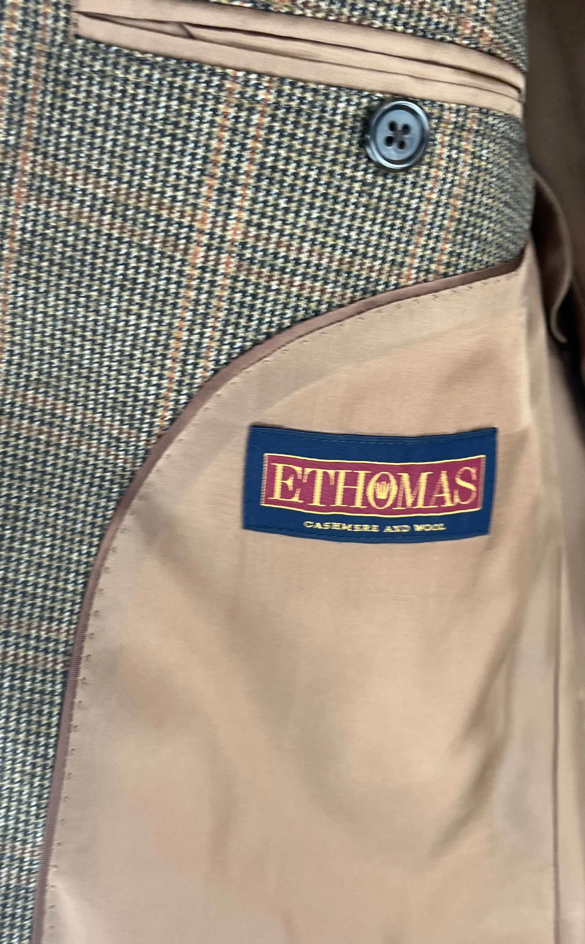 Brook's Brothers Brown/Plaid Sport Coat - Size Men's Medium