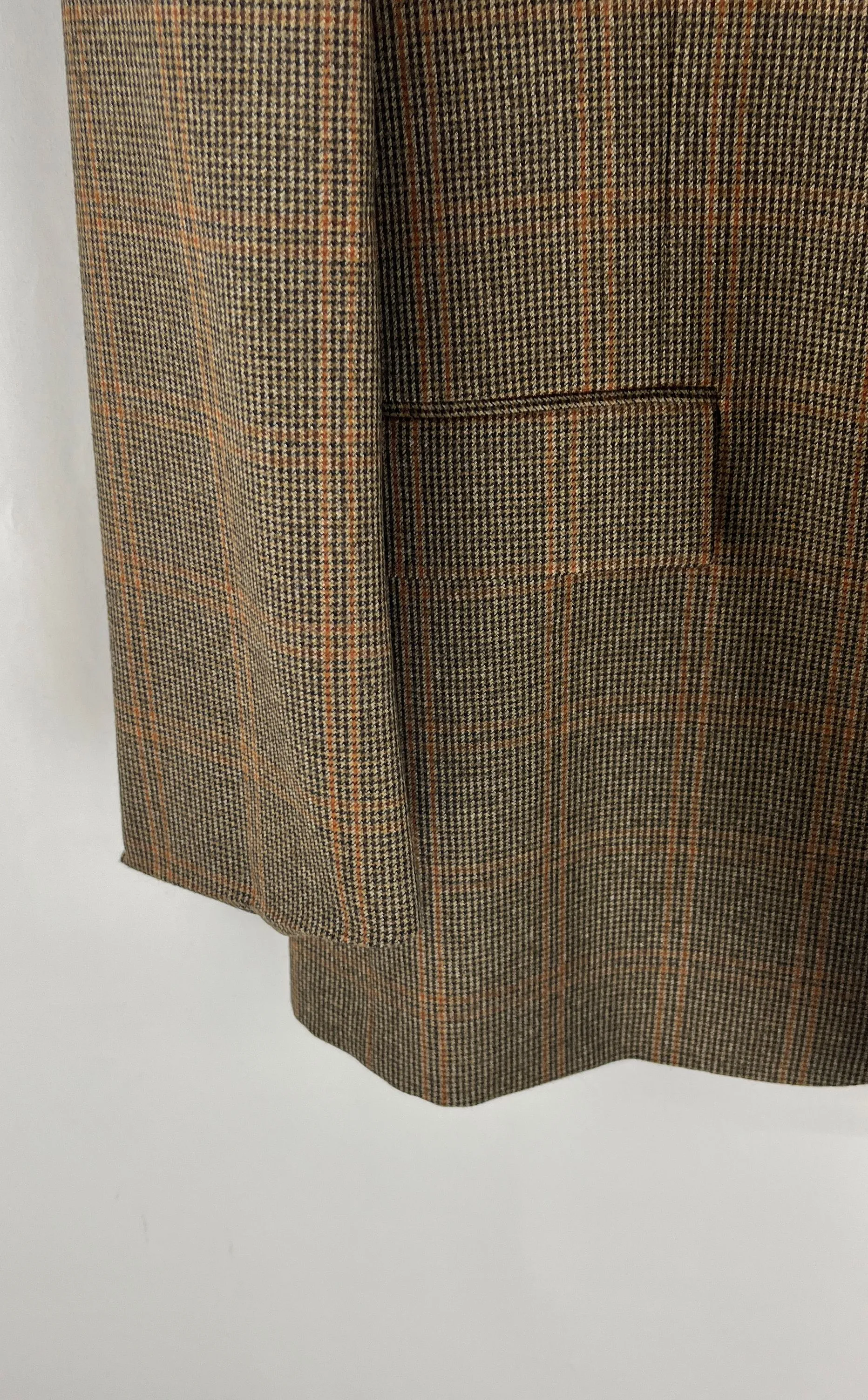 Brook's Brothers Brown/Plaid Sport Coat - Size Men's Medium