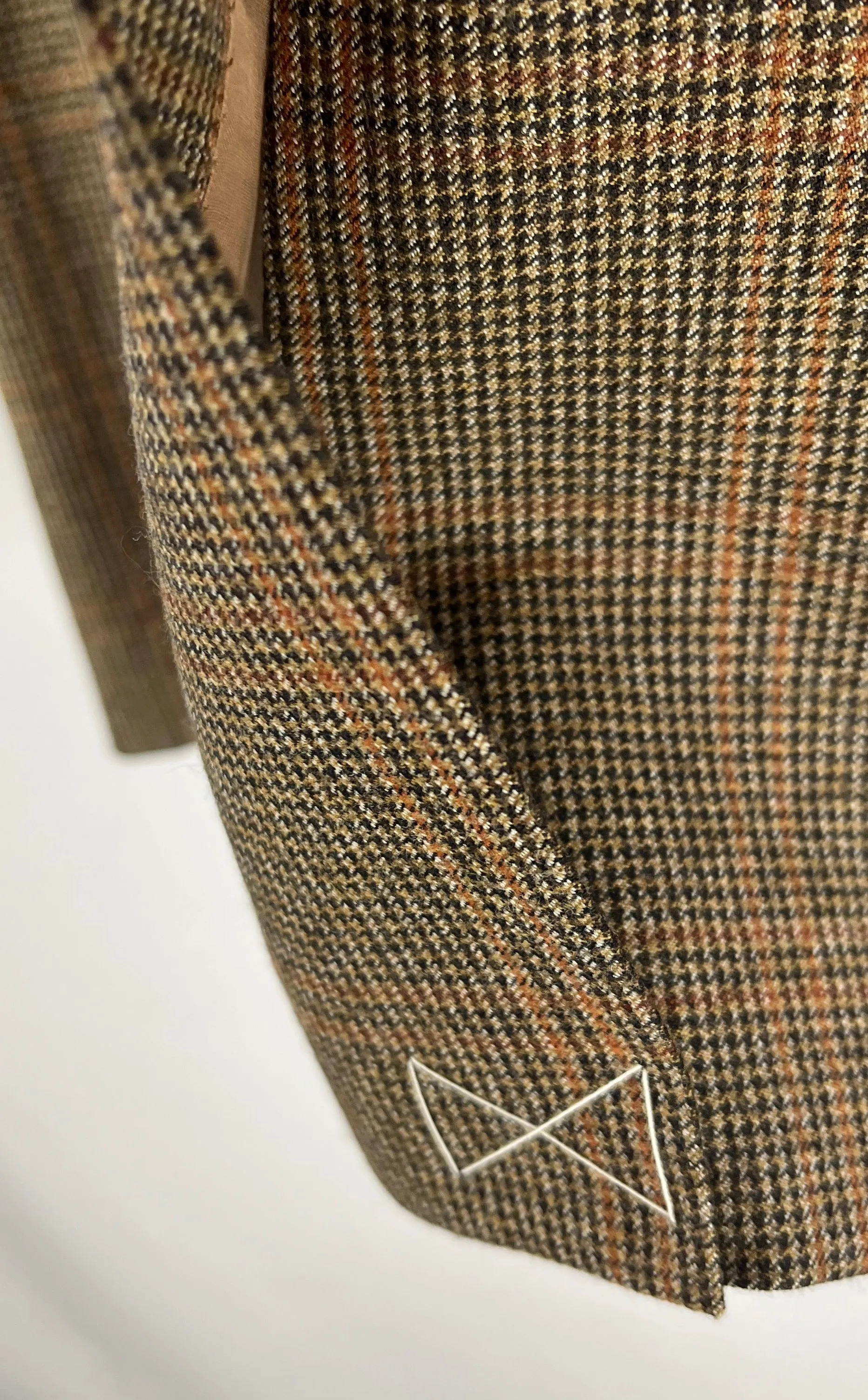 Brook's Brothers Brown/Plaid Sport Coat - Size Men's Medium