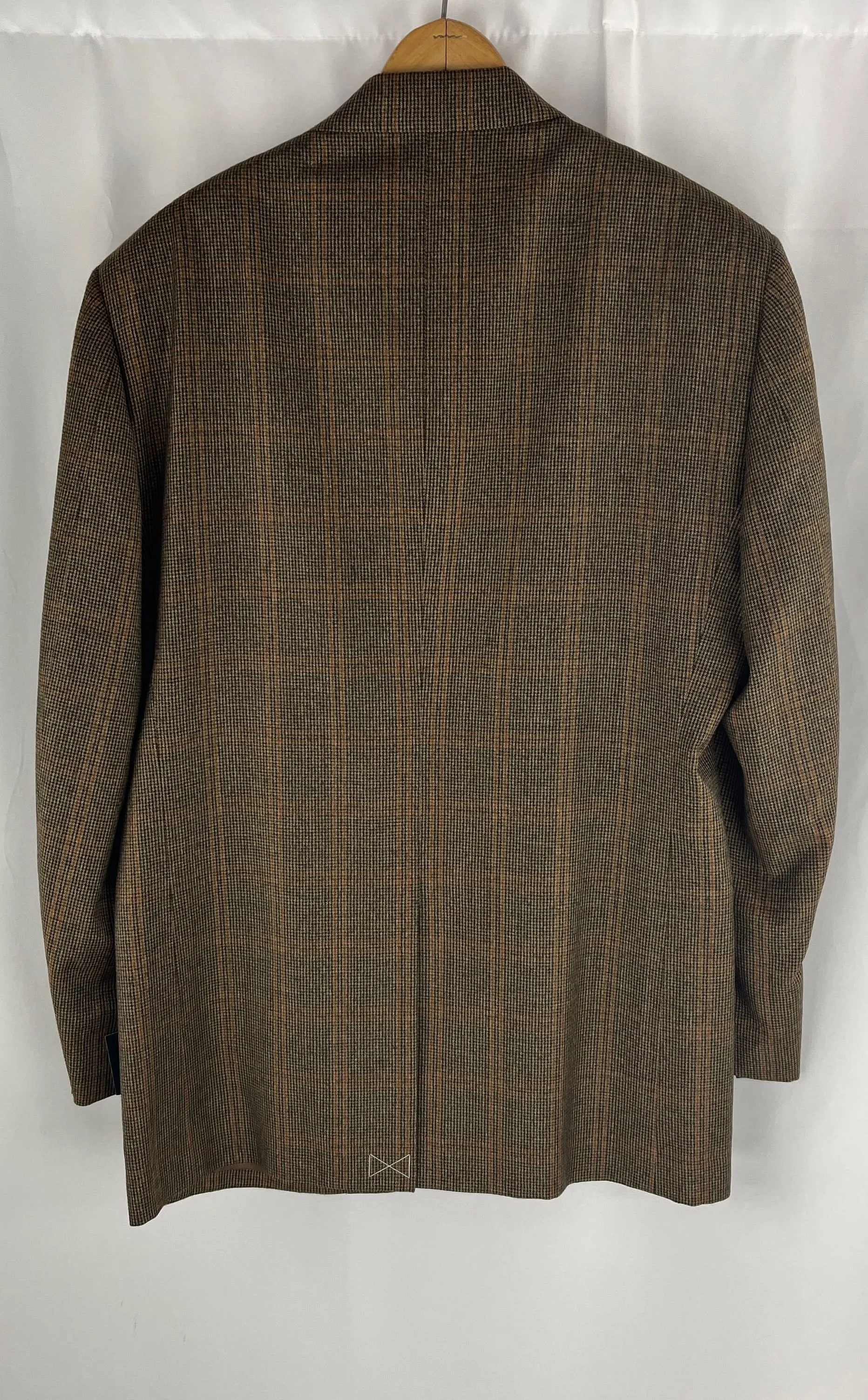 Brook's Brothers Brown/Plaid Sport Coat - Size Men's Medium