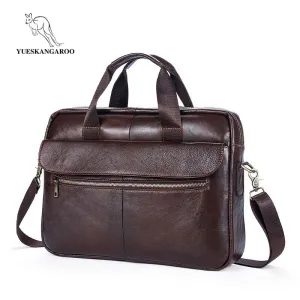 Brown Leather Laptop Bag