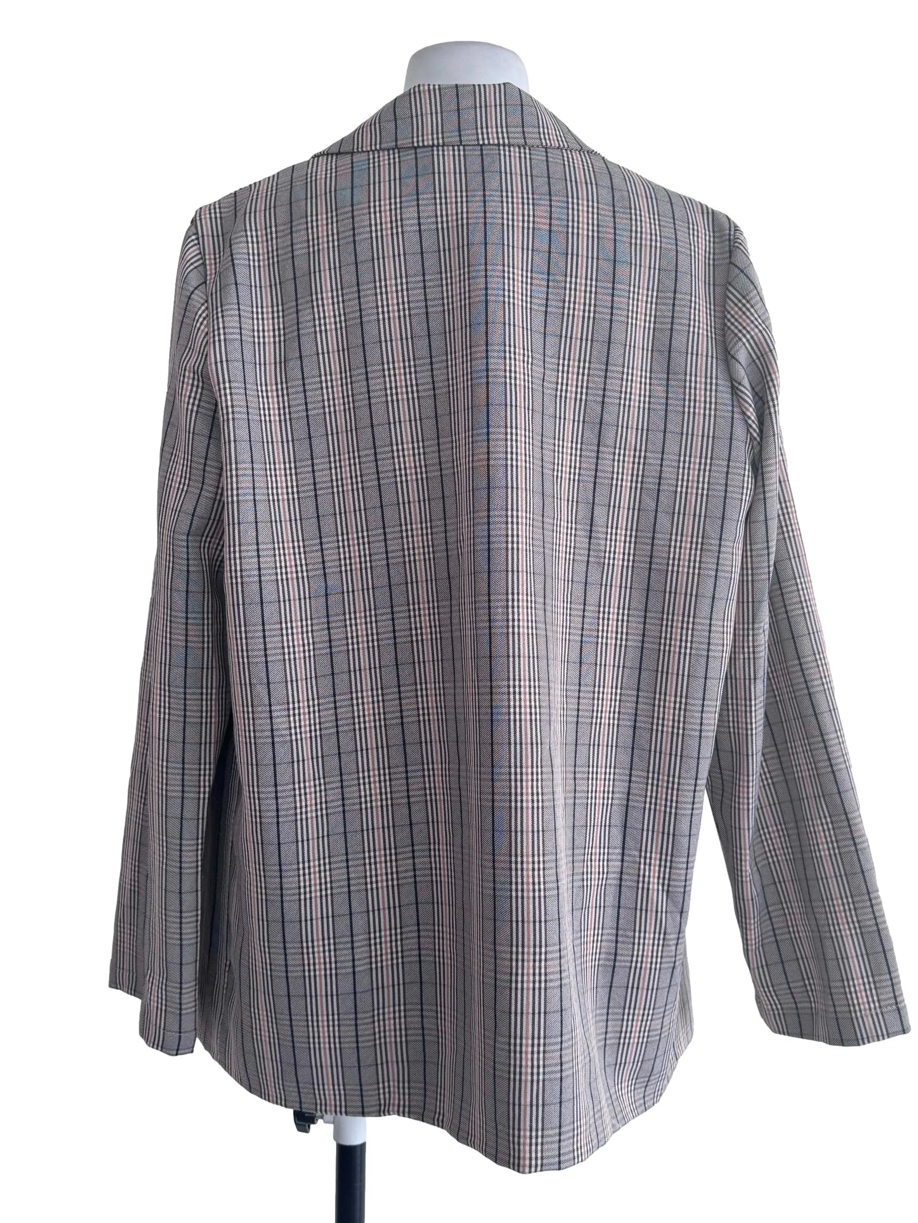 Brown Plaid Blazer
