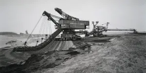 Bucket Chain Excavator, Lignite Mine, Profen, Germany