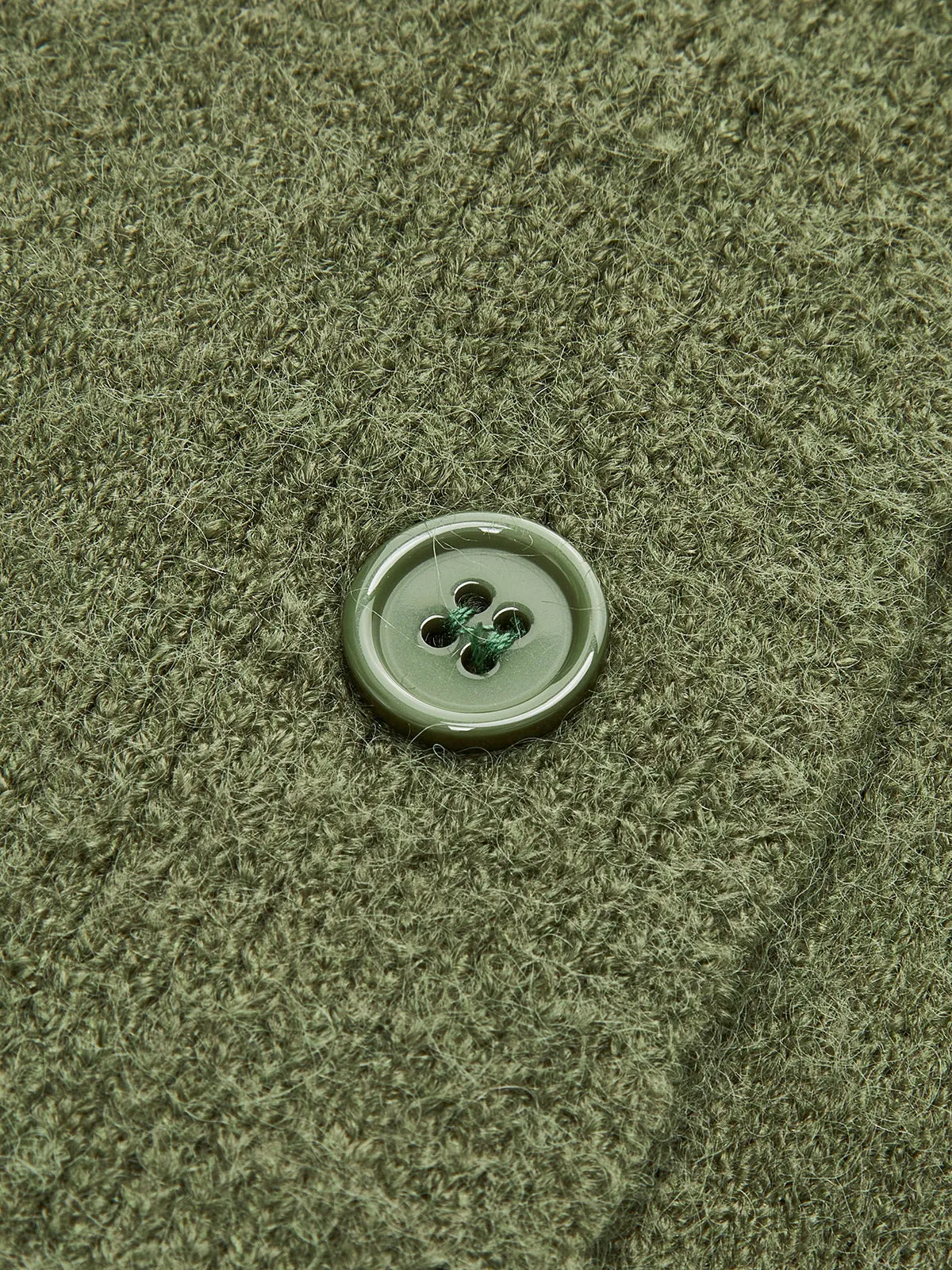 Button Down Lapel Short Cardigan