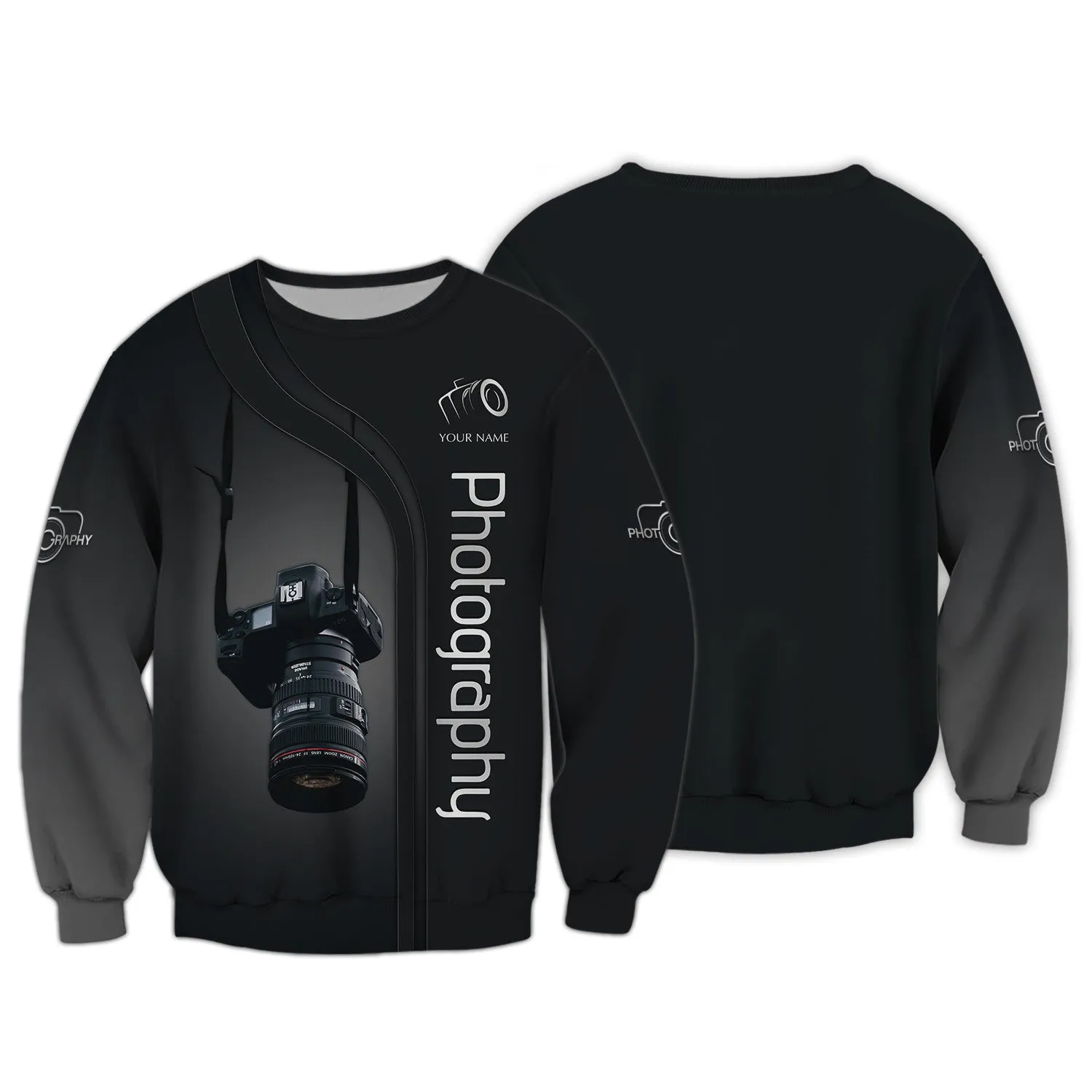 Camera 3D Shirts Photography Zipper Hoodie, Bomber, Sweater, Polo, Hawaiian,.. Custom Photographer Shirts