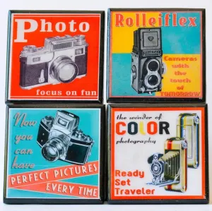 Camera Coaster Set