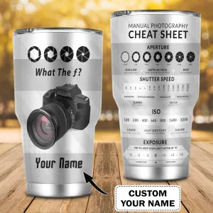 Camera - Personalized Name Tumbler 9