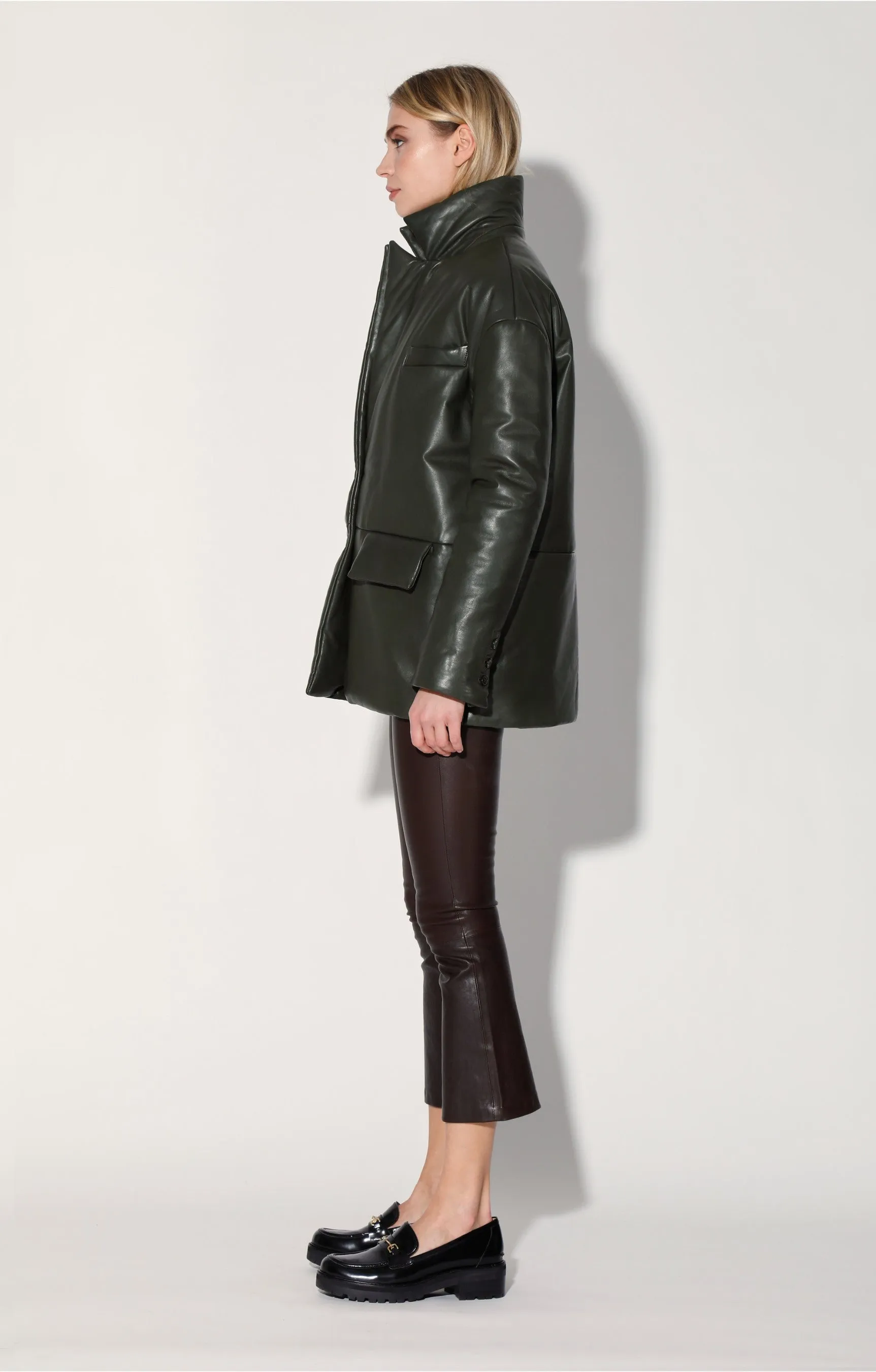 Camille Blazer, Basil - Leather by Walter Baker