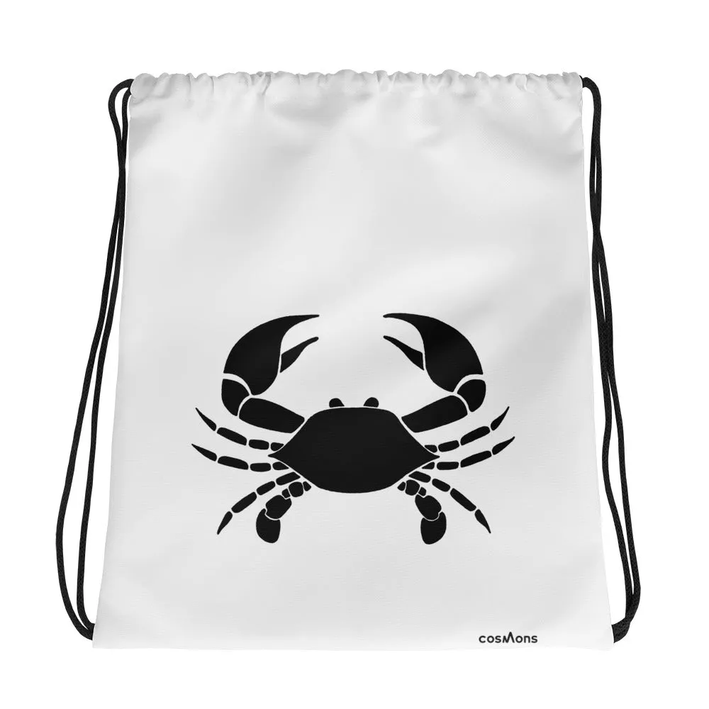 CANCER BAG - Zodiac Symbol Design - Drawstring Bag