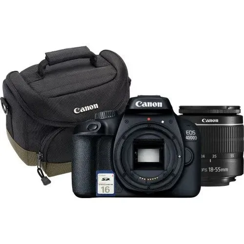 Canon EOS  DSLR 4000D Starter Bundle