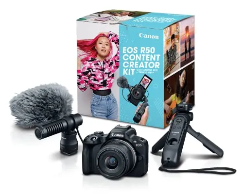 Canon EOS R50 Mirrorless Vlogging Camera