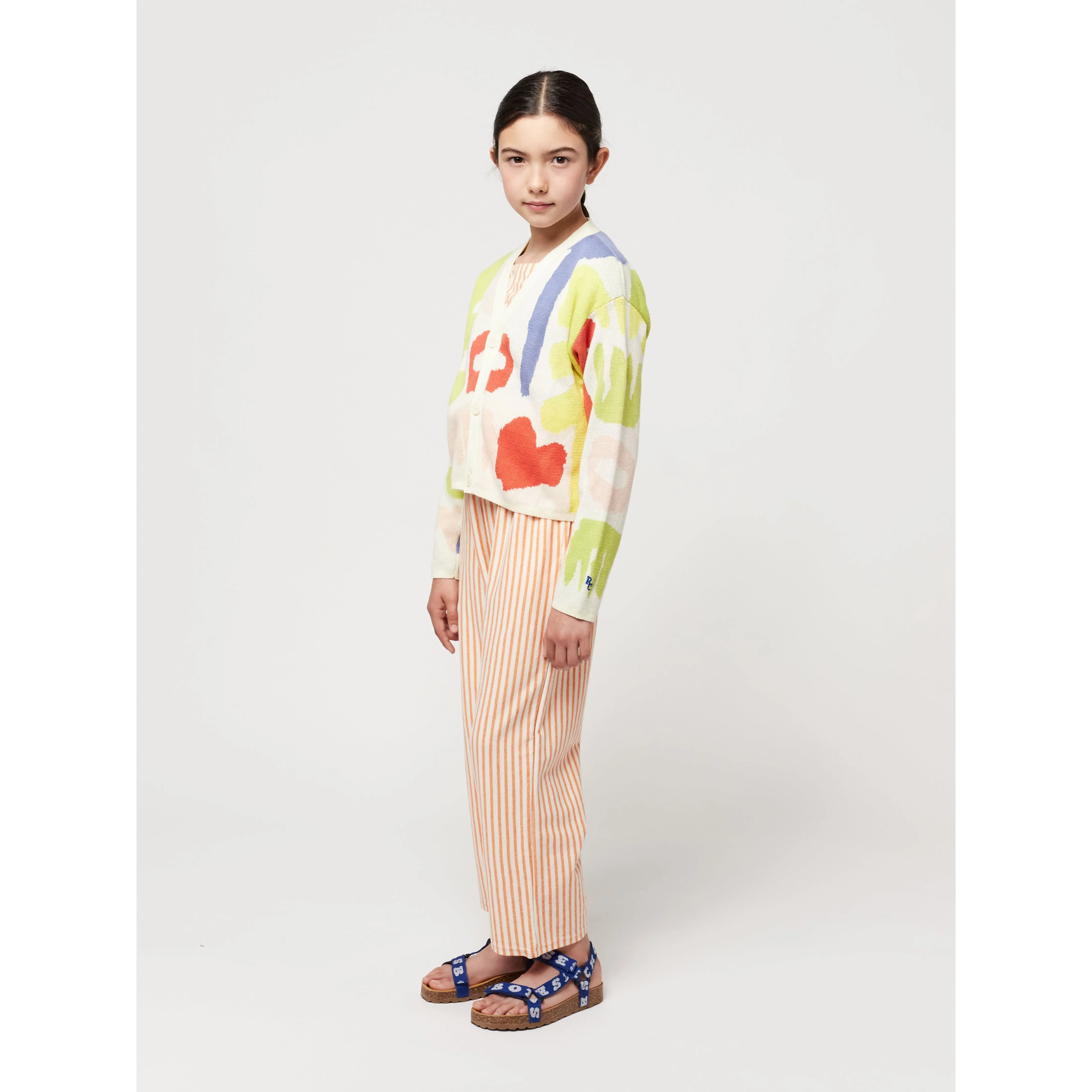 Carnival All Over Cropped Jacquard Cardigan