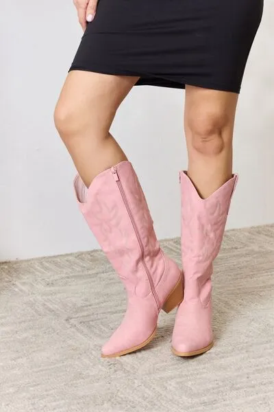 Cassia Knee High Cowboy Boots