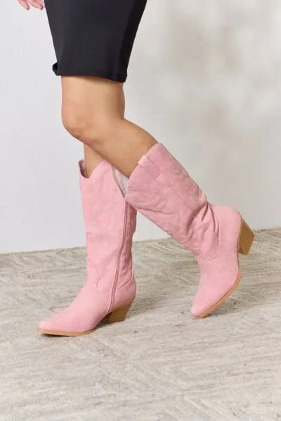 Cassia Knee High Cowboy Boots