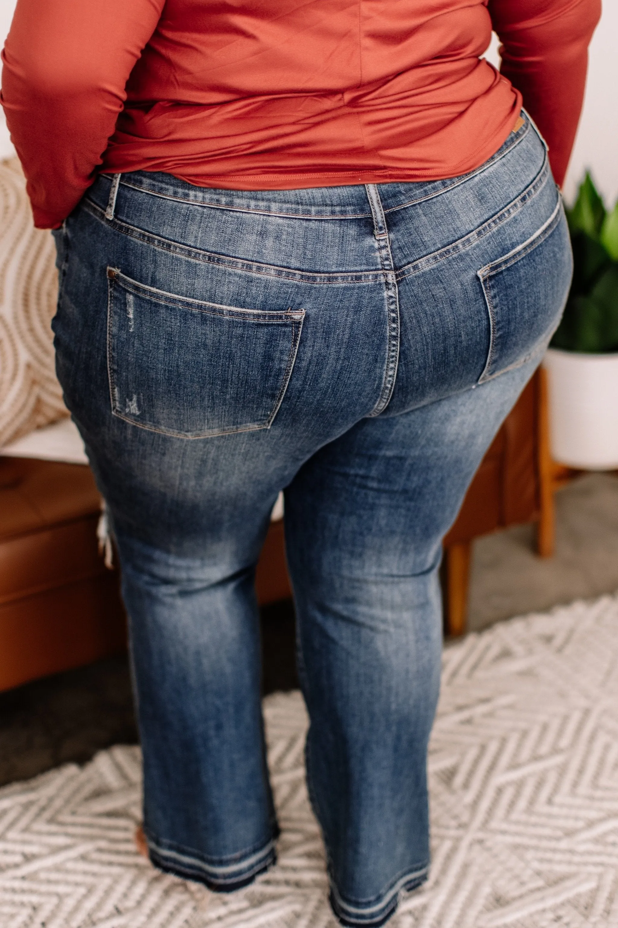 Catch You On The Fly Midrise Judy Blue Bootcut Jeans