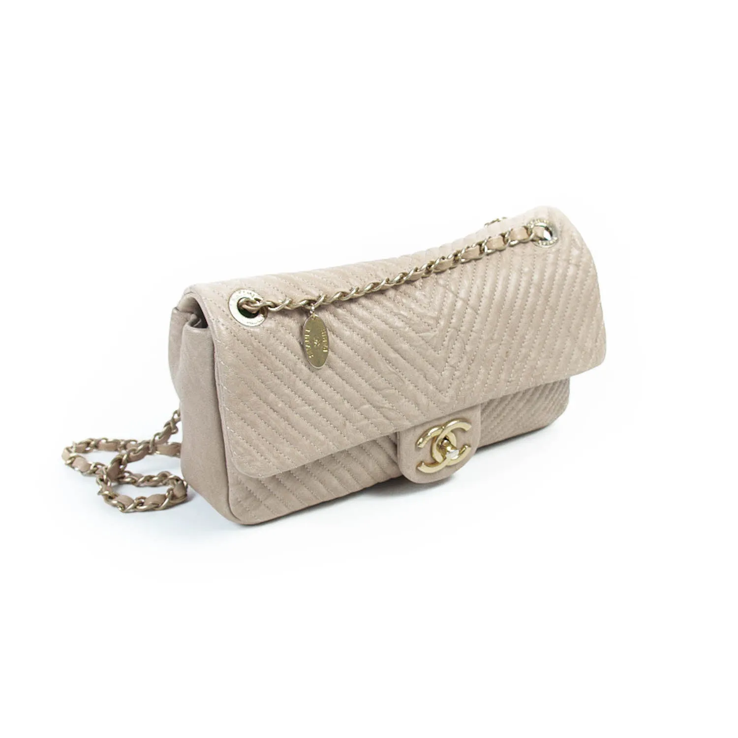 Chanel Medium Classic Chevron Flap Bag