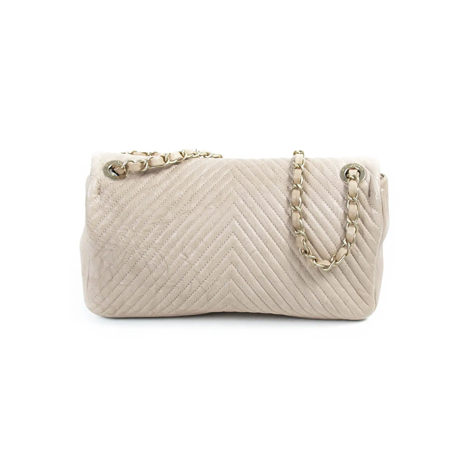 Chanel Medium Classic Chevron Flap Bag