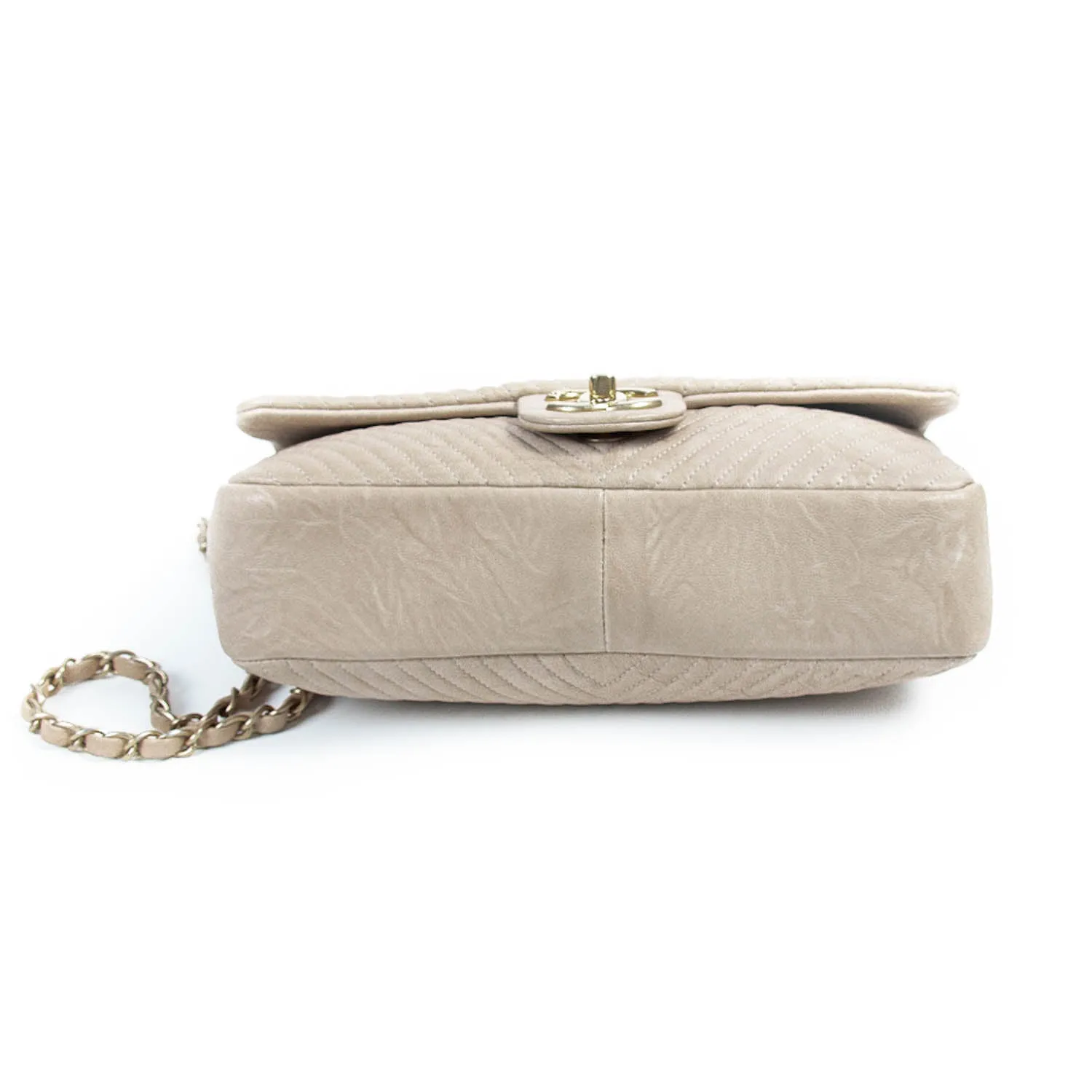 Chanel Medium Classic Chevron Flap Bag